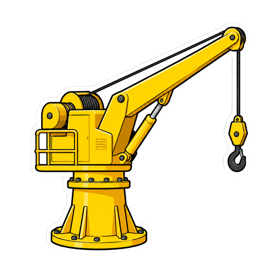Crane sticker